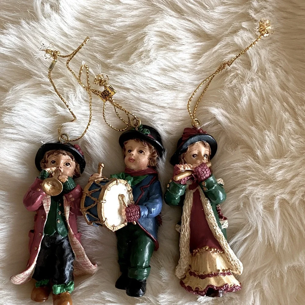 Princess House vintage Christmas set of 3 music players